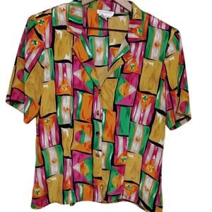 Vintage EJ Harper Multicolor Button Down, 10